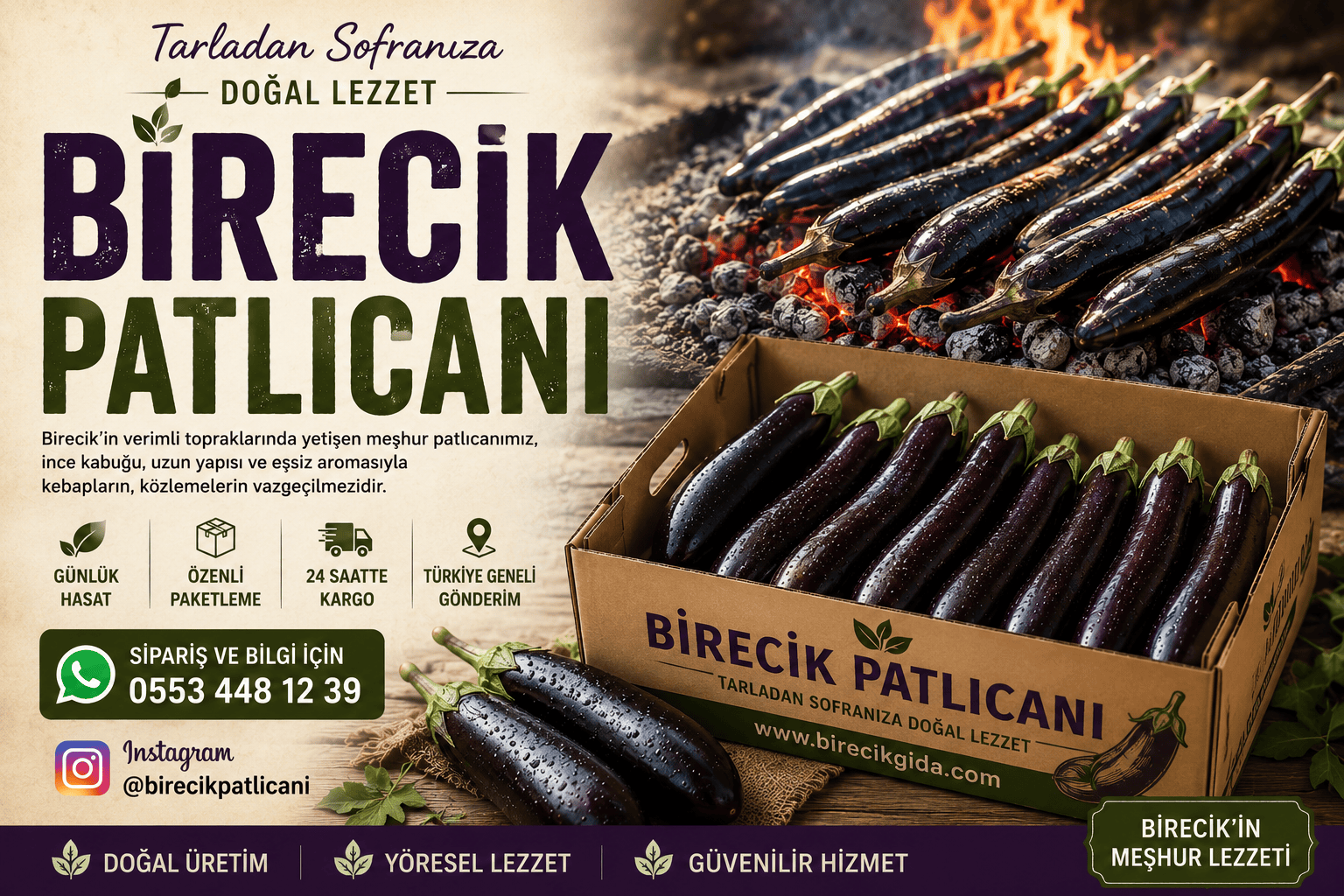 BİRECİK PATLICANI SATIŞI