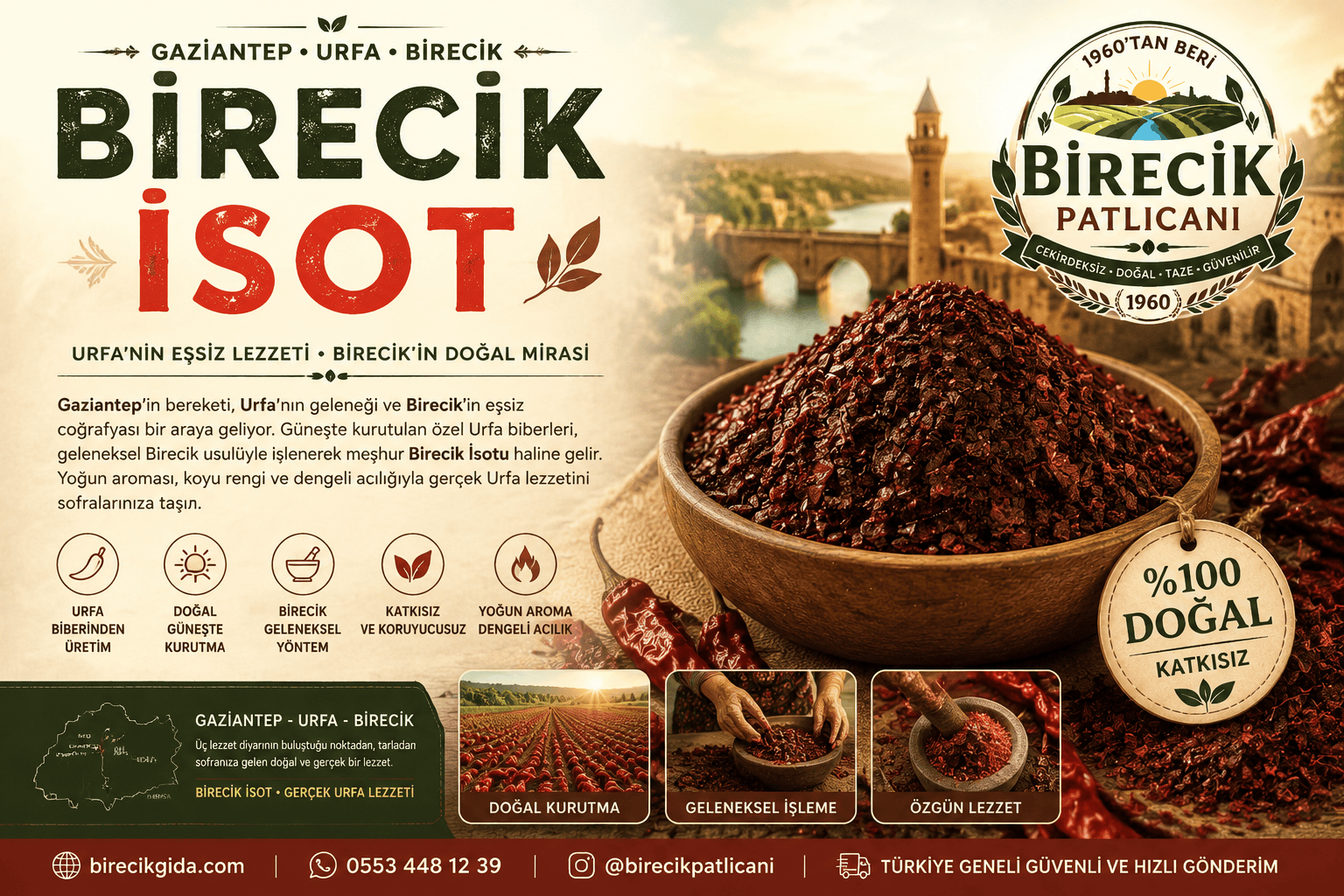 Urfa Acı İsot Biber