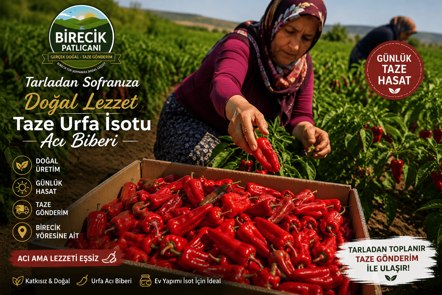 Kırmızı İsot Biberi